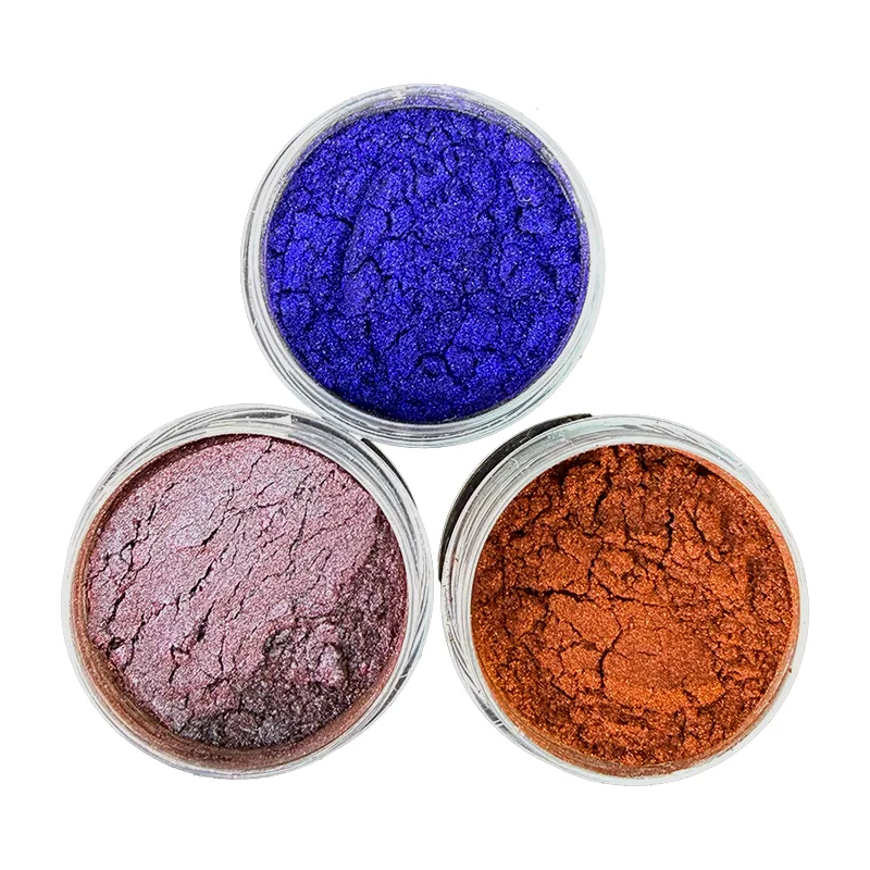 Pigmenti che cambiano colore dalla tonalità profonda per componenti di design industriale