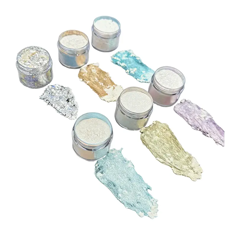 Pigmenti Camaleonte Trasparenti Fantasia Argento per Smalto Sparkle